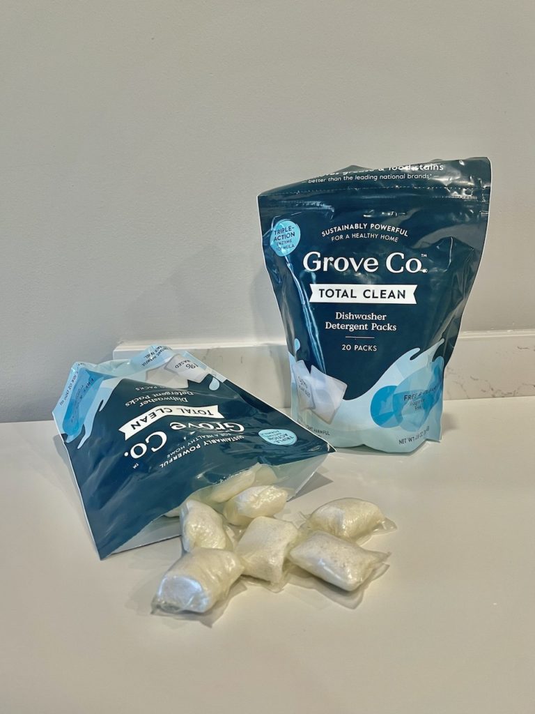 grove collaborative dish detergent packs/pods
