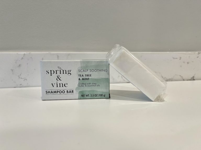 spring and vine shampoo bar box